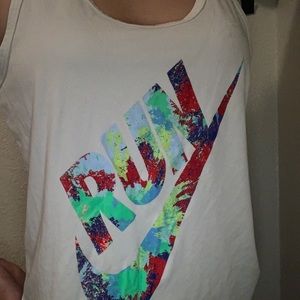 Nike sportswear colorful splash tank top!!!